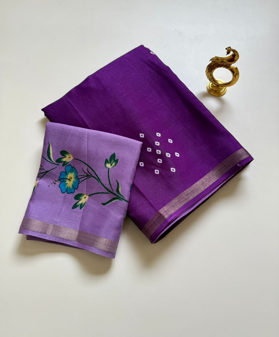 Mul cotton saree