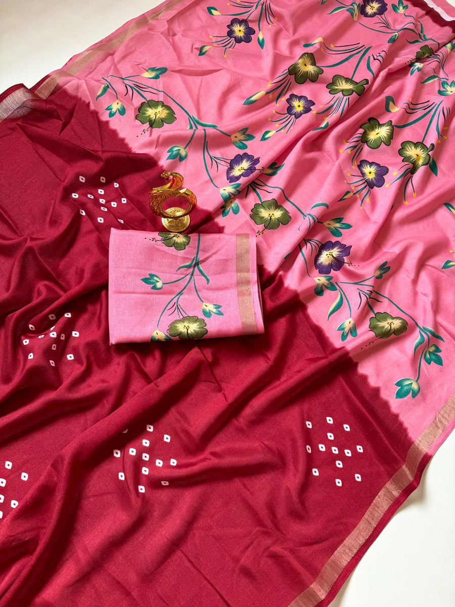 Mul cotton saree