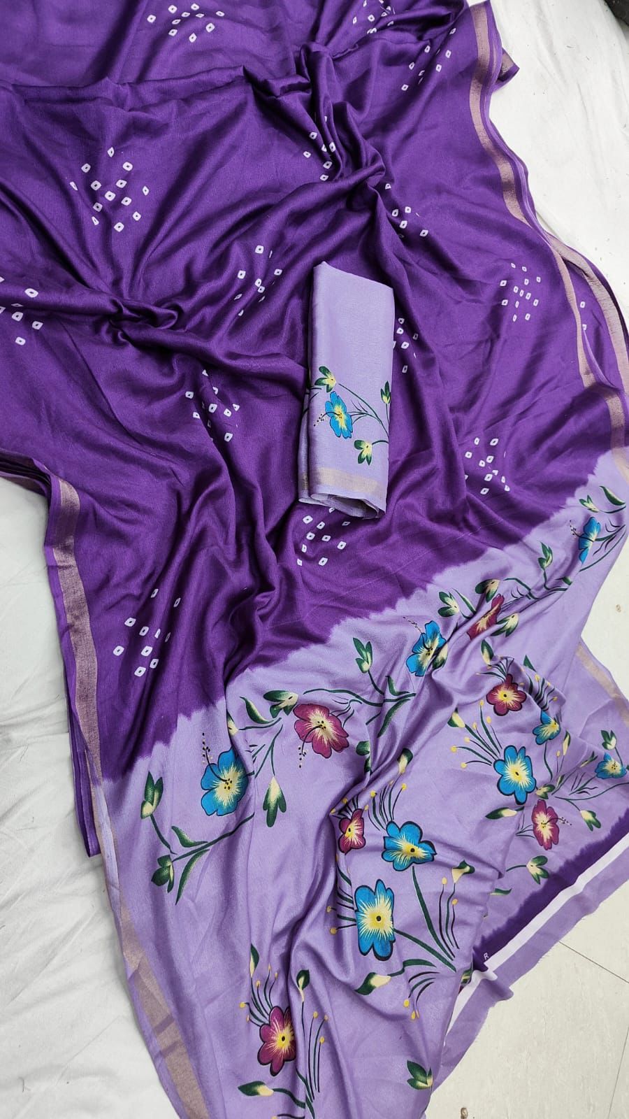 Mul cotton saree