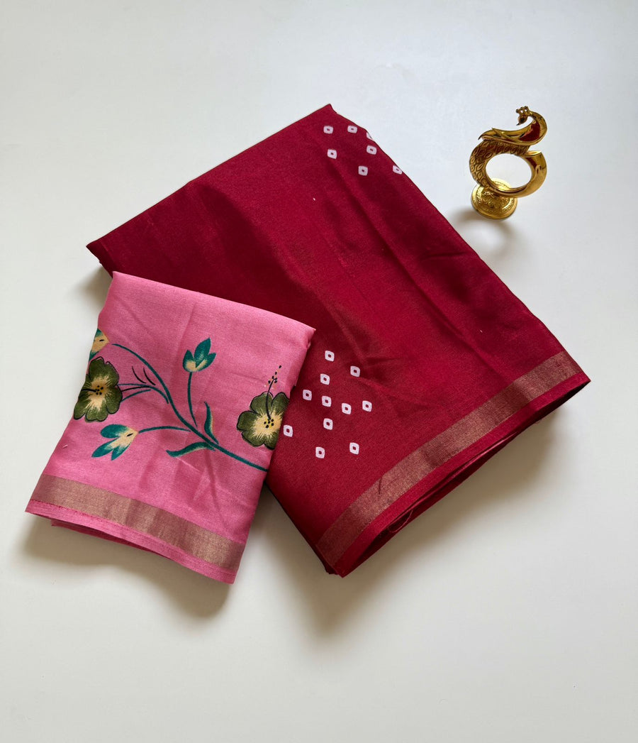 Mul cotton saree
