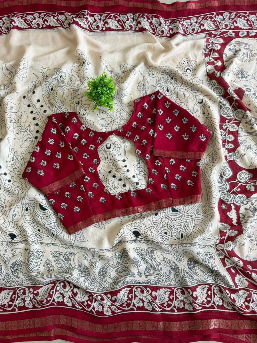 Premium MarshMellow Saree