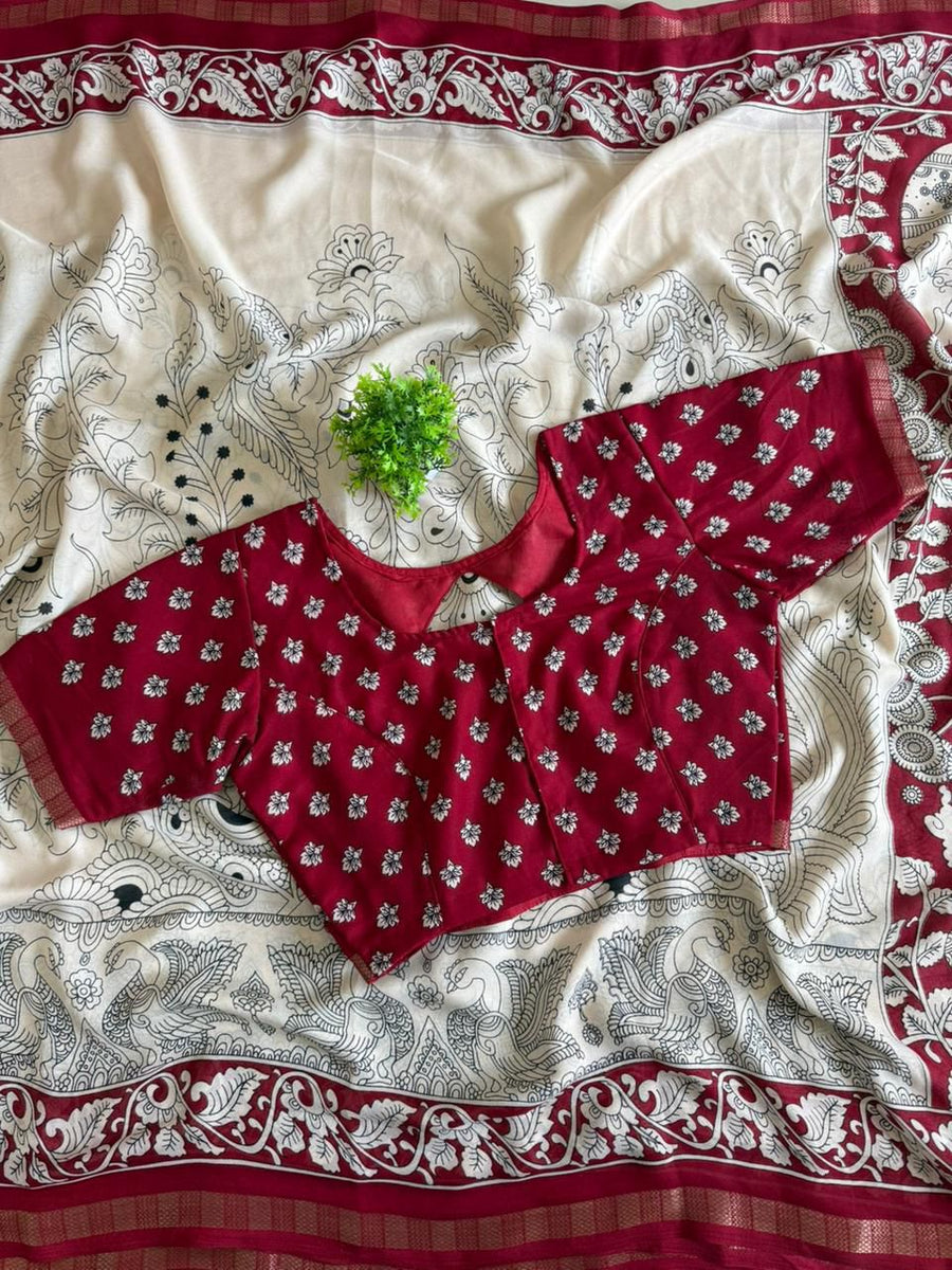 Premium MarshMellow Saree