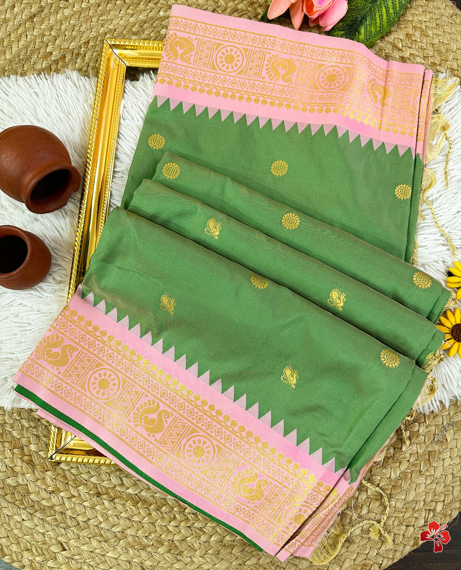 Semi Kanjivaram soft silk saree