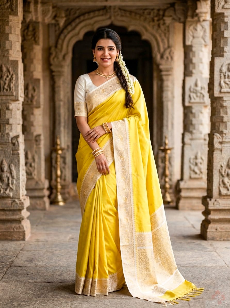 Semi Kanjivaram soft silk saree