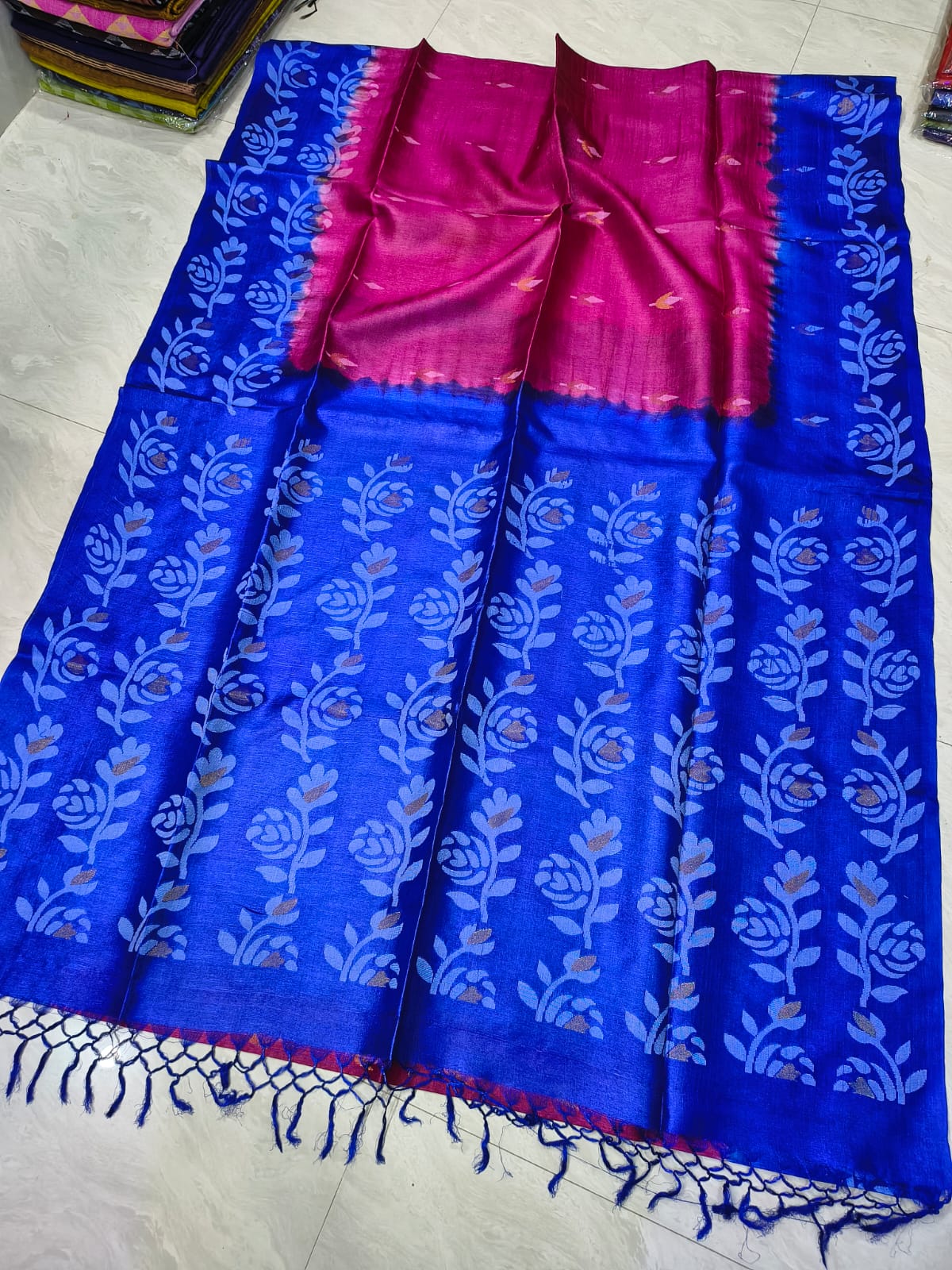 Pure Tassur silk saree