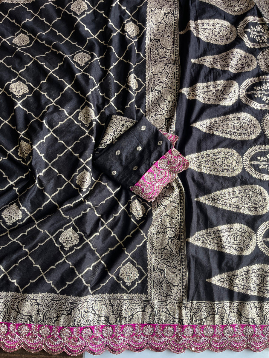 Premium Banarasi silk saree