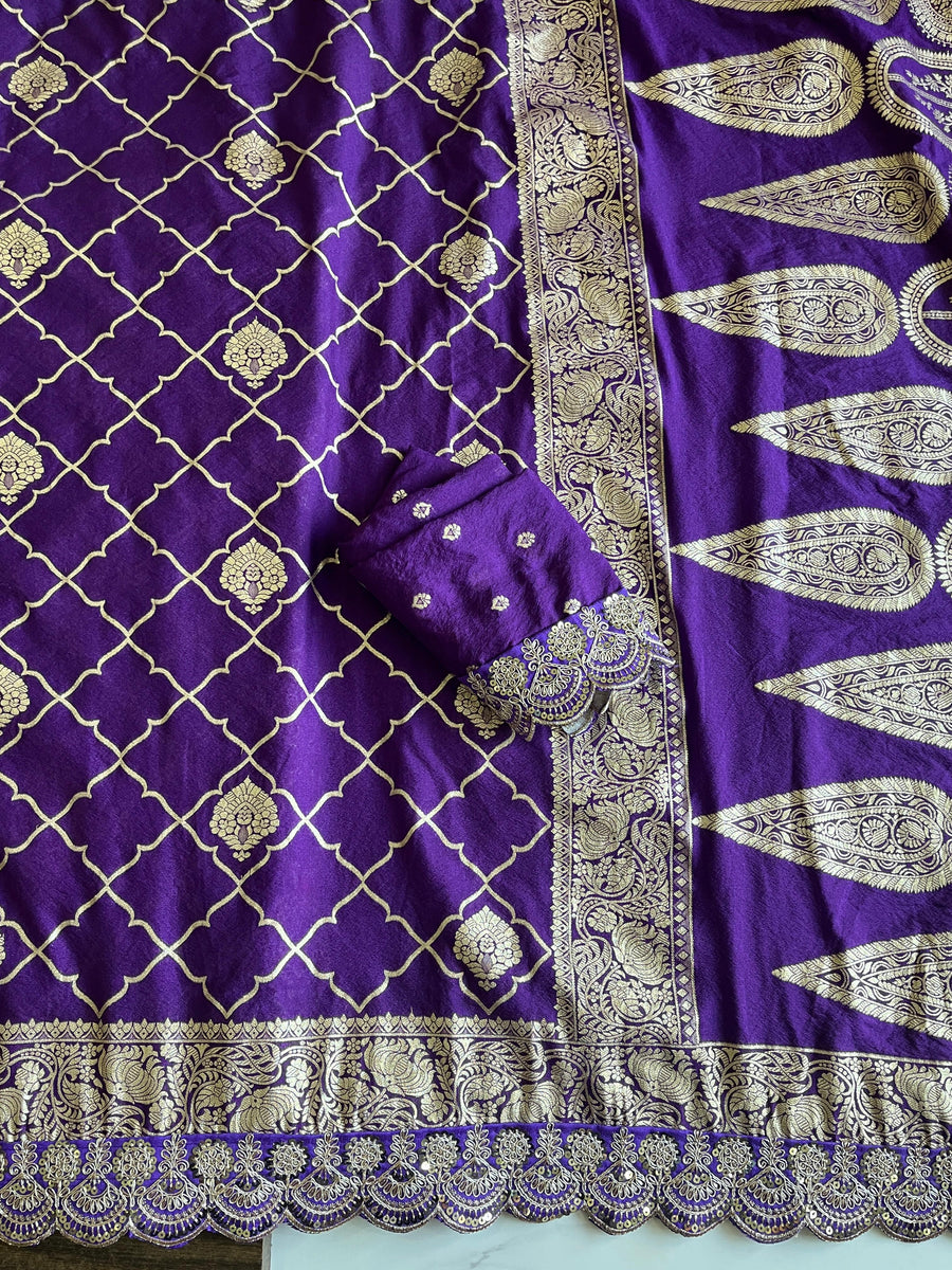 Premium Banarasi silk saree