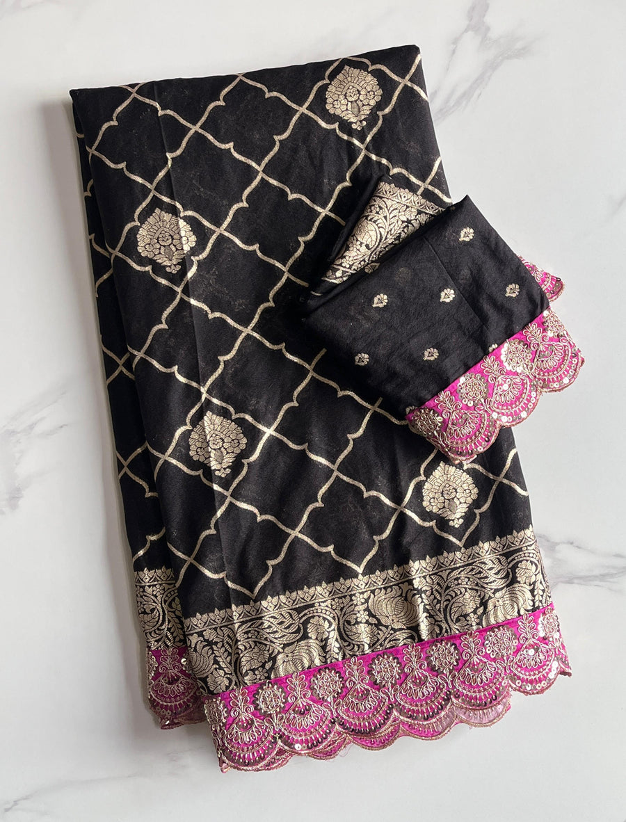 Premium Banarasi silk saree