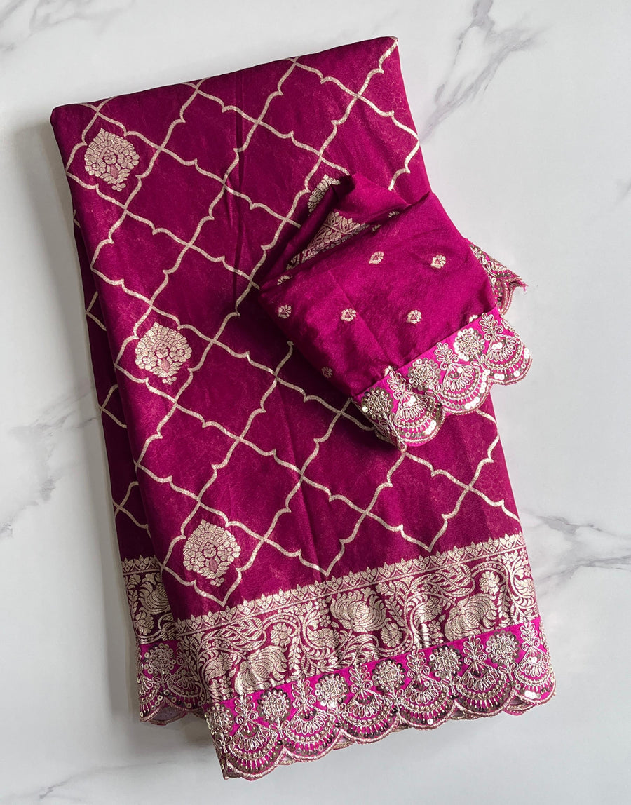 Premium Banarasi silk saree