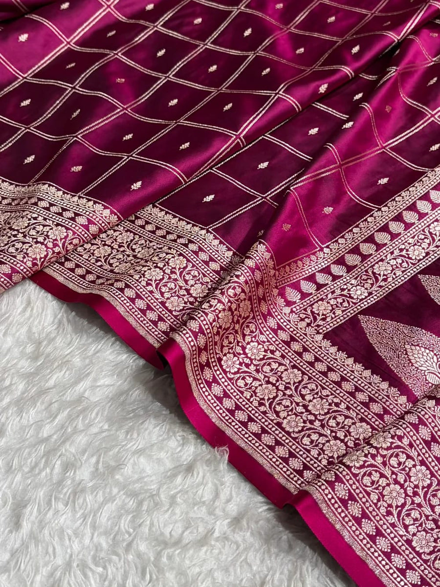 Pure Mashru silk saree