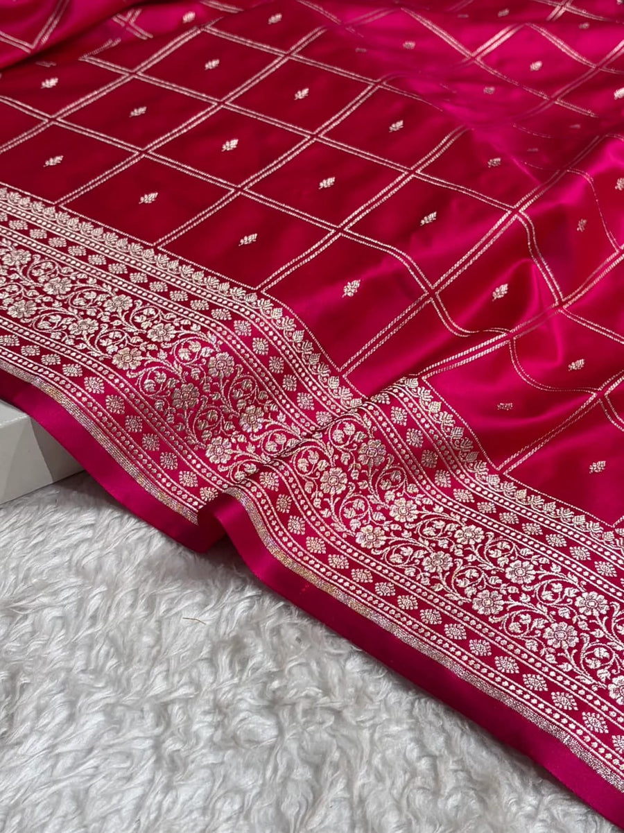 Pure Mashru silk saree