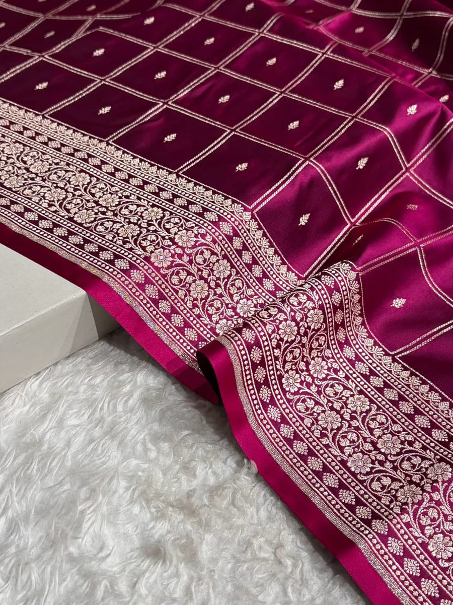 Pure Mashru silk saree