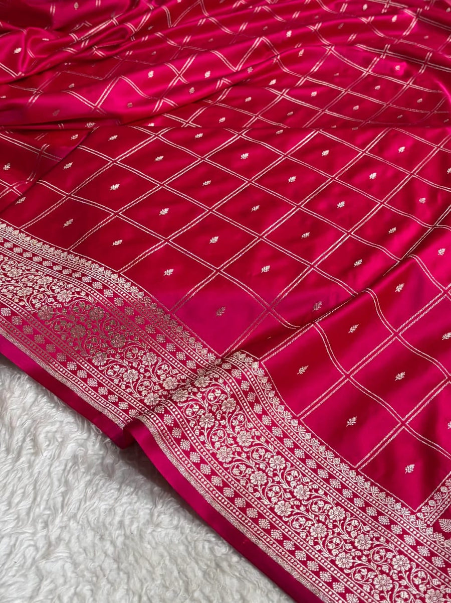 Pure Mashru silk saree