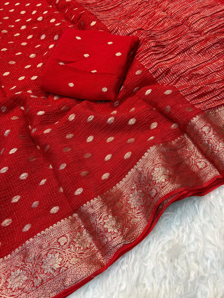 Pure Chinnon viscose saree