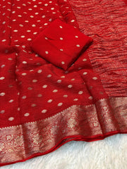 Pure Chinnon viscose saree