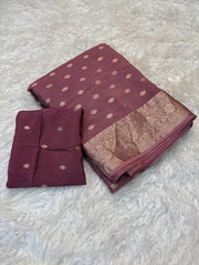 Pure Chinnon viscose saree