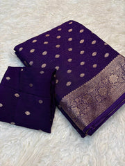 Pure Chinnon viscose saree