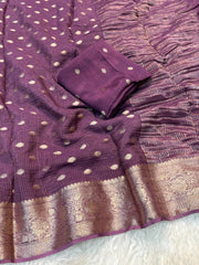 Pure Chinnon viscose saree