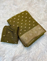 Pure Chinnon viscose saree