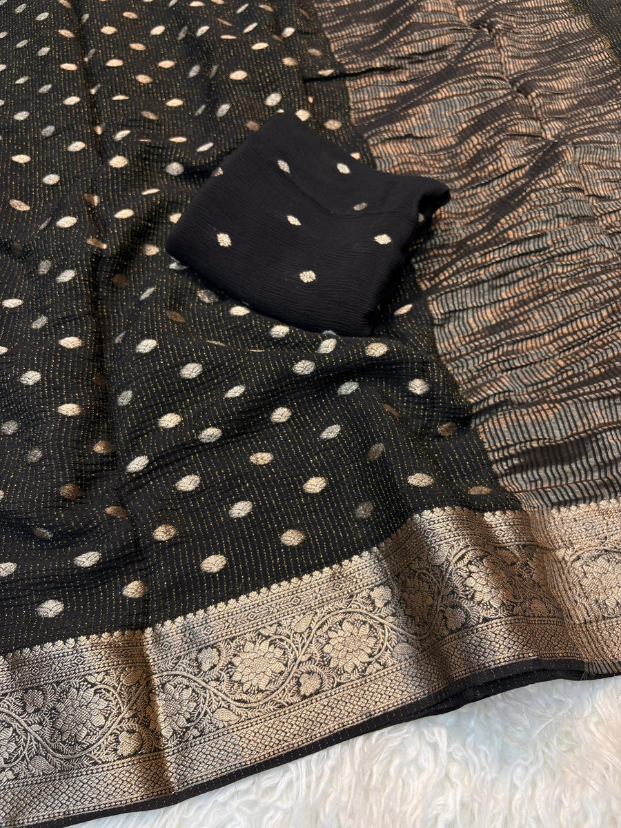 Pure Chinnon viscose saree