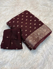 Pure Chinnon viscose saree