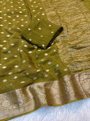 Pure Chinnon viscose saree