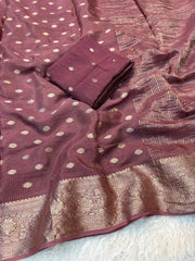Pure Chinnon viscose saree