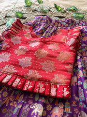 Jungle-themed lehenga set for kids