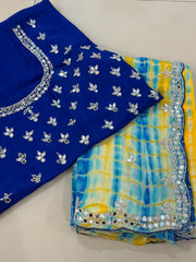 Pure chinnon saree