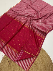 Maheshwari handloom Madras checks saree