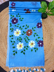 Malcotton Hand Print Saree