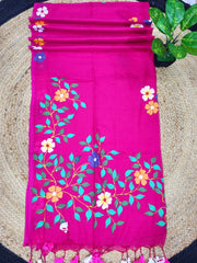 Malcotton Hand Print Saree