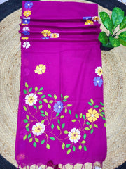 Malcotton Hand Print Saree