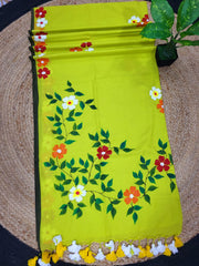 Malcotton Hand Print Saree