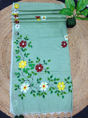 Malcotton Hand Print Saree