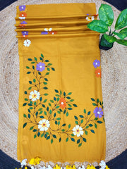 Malcotton Hand Print Saree