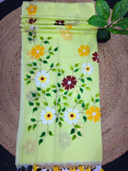 Malcotton Hand Print Saree