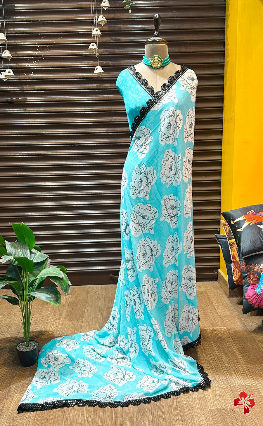 Viscose Georgette saree