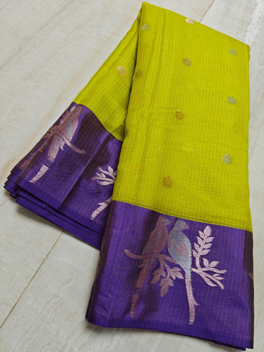 Elegant Soft Silk Kota Weaving Saree