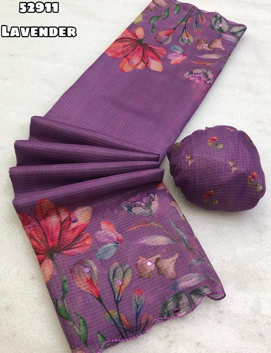 Soft Kota Chex saree