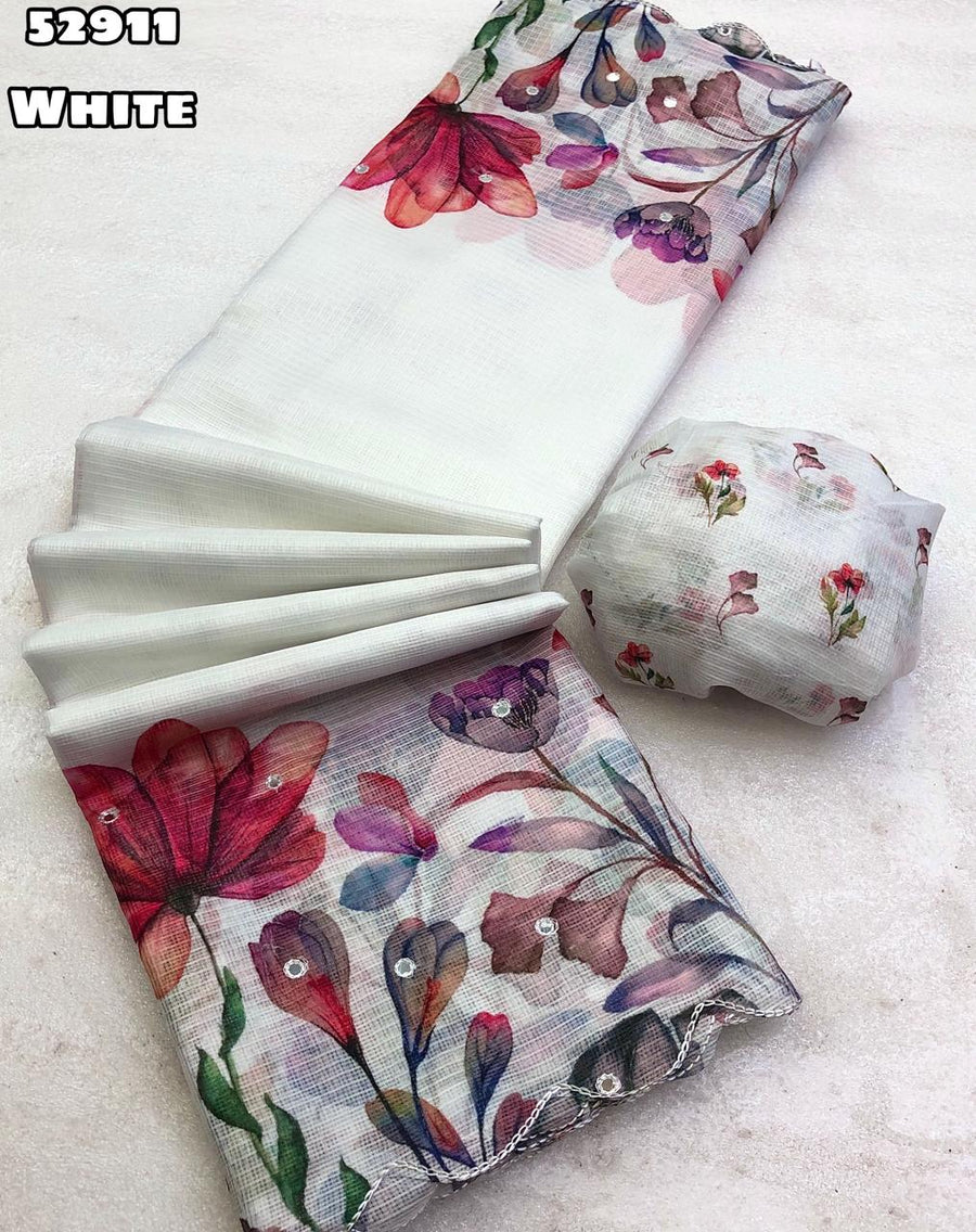 Soft Kota Chex saree