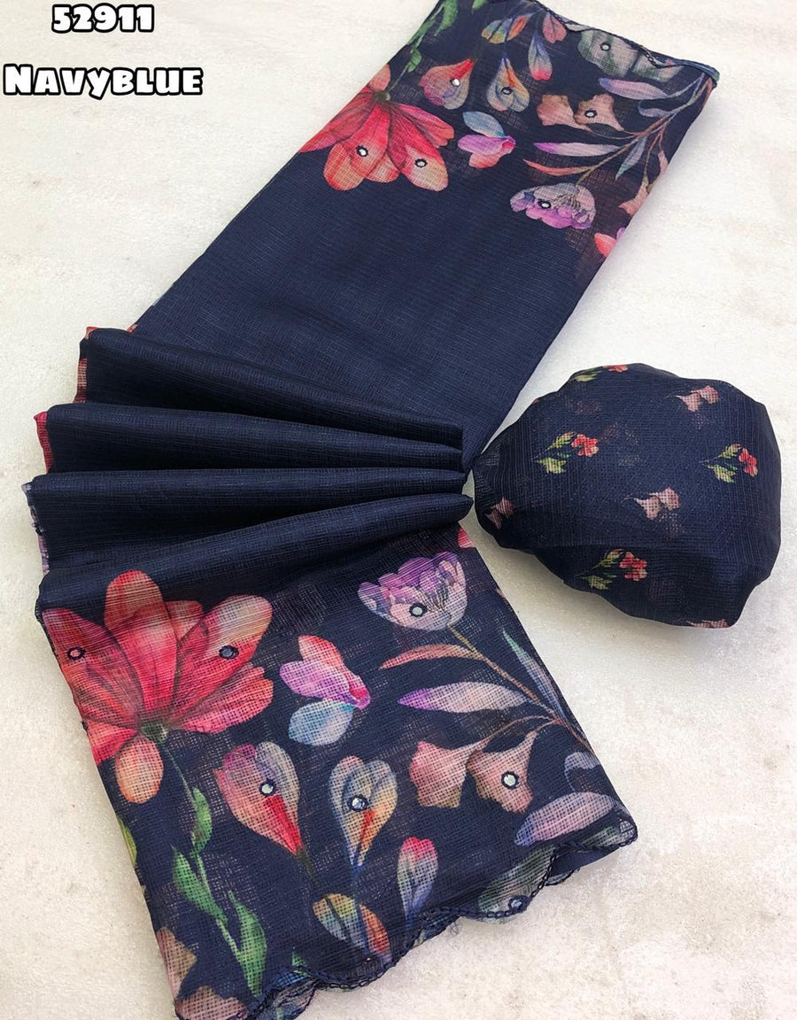 Soft Kota Chex saree