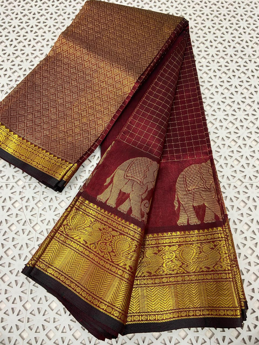 Pure Handloom Semi Pattu Sarees