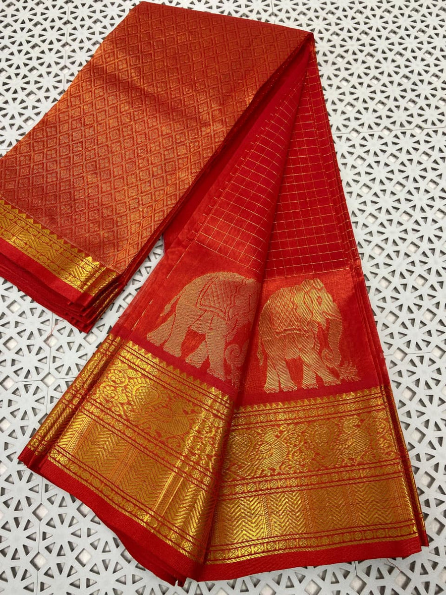 Pure Handloom Semi Pattu Sarees