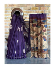 Linen saree