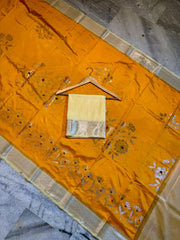 Banarasi semi katan silk sarees