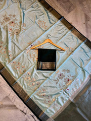 Banarasi semi katan silk sarees