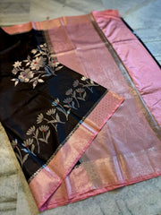 Banarasi semi katan silk sarees