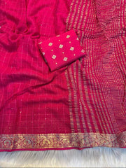 viscose georgette saree