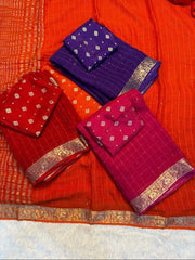 viscose georgette saree
